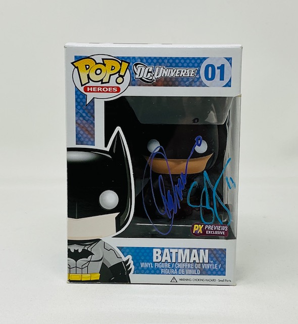 Gregory Capullo & Scott Snyder Autographed DC Universe Batman Funko Pop #01 JSA COA