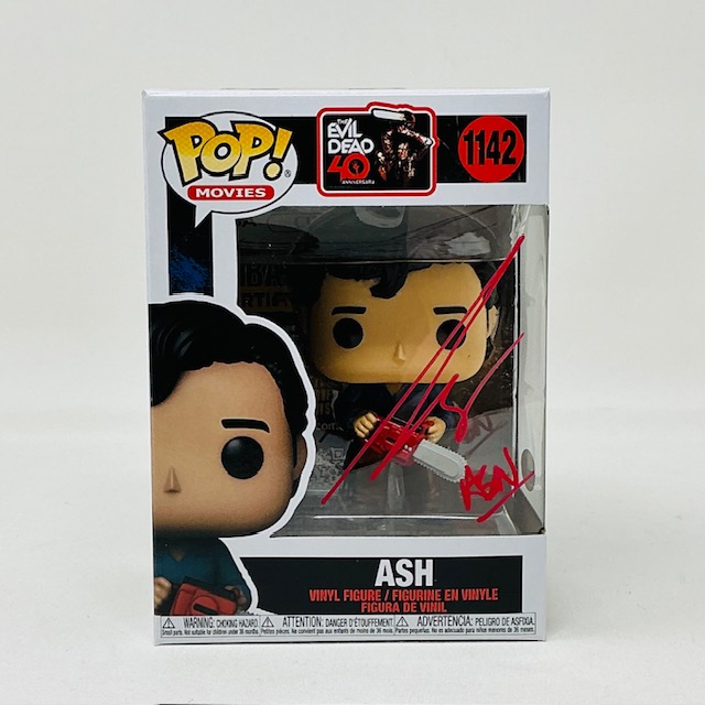 Bruce Campbell Autographed The Evil Dead 40th Anniversary Ash Funko Pop #1142 JSA COA