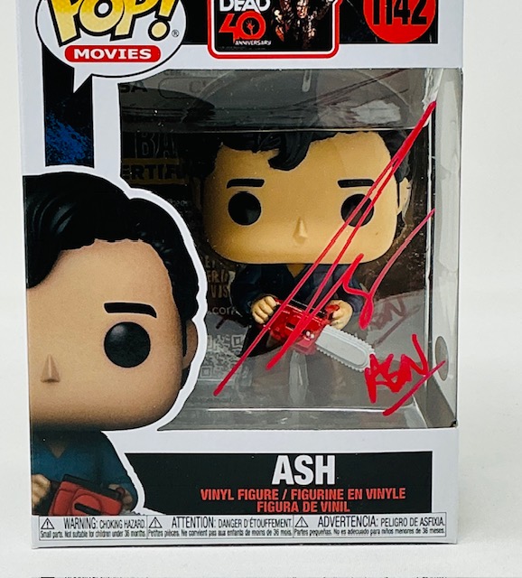 Bruce Campbell Autographed The Evil Dead 40th Anniversary Ash Funko Pop #1142 JSA COA - Image 3