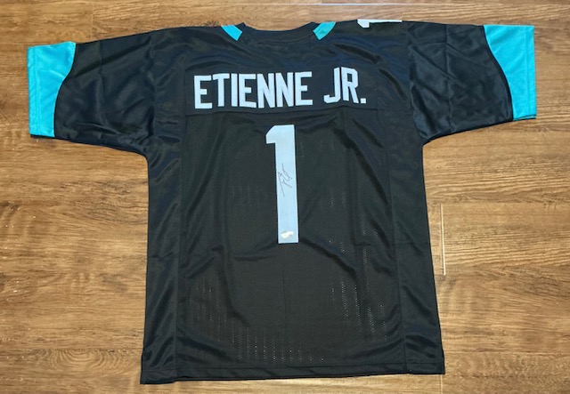 Travis Etienne Jr. Autographed Jacksonville Jaguars Pro Style Jersey Beckett BAS