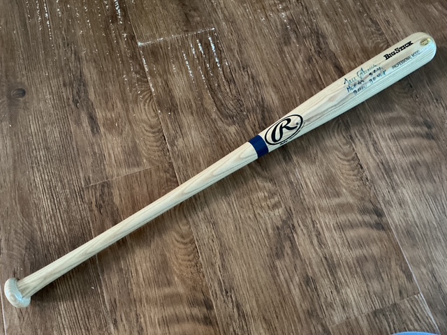 Tom Seaver Autographed New York Mets STAT BAT Rawlings Big Stick Bat Reggie Jackson COA