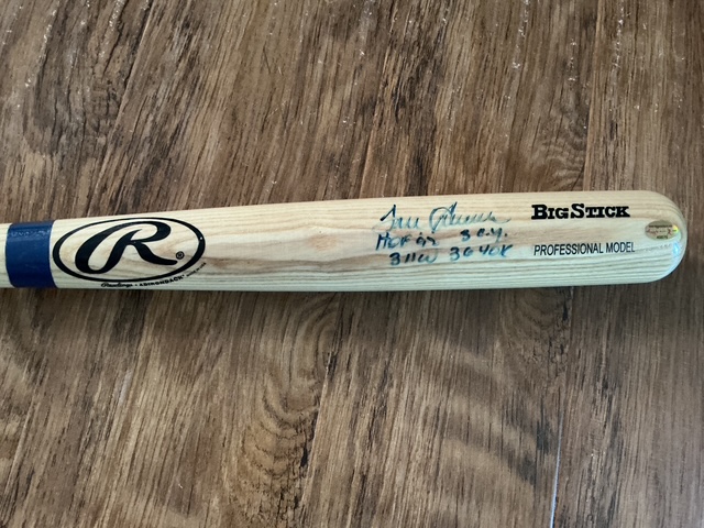 Tom Seaver Autographed New York Mets STAT BAT Rawlings Big Stick Bat Reggie Jackson COA - Image 3