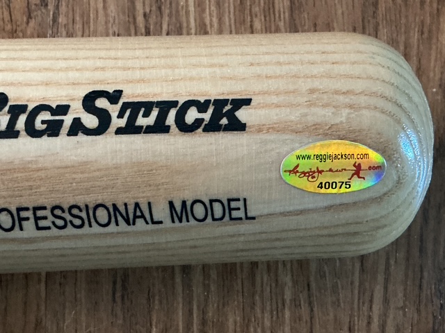 Tom Seaver Autographed New York Mets STAT BAT Rawlings Big Stick Bat Reggie Jackson COA - Image 5