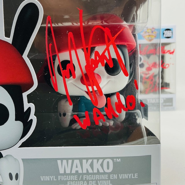Animaniacs Autographed X3 Yakko Wakko Dot Animation Funko Pop Set OC Marketing - Image 4