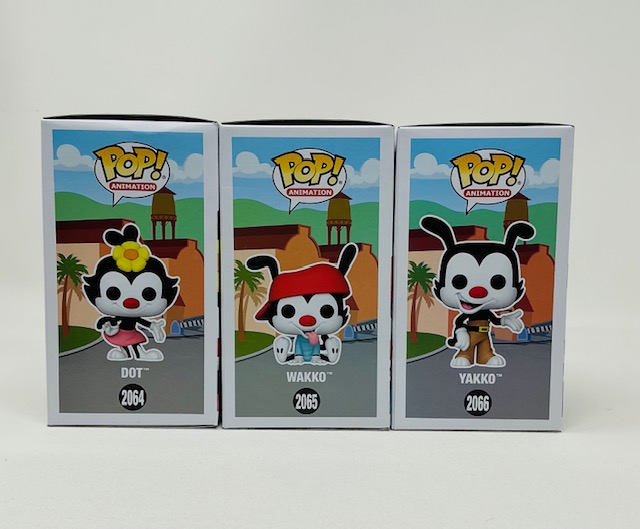 Animaniacs Autographed X3 Yakko Wakko Dot Animation Funko Pop Set OC Marketing - Image 6
