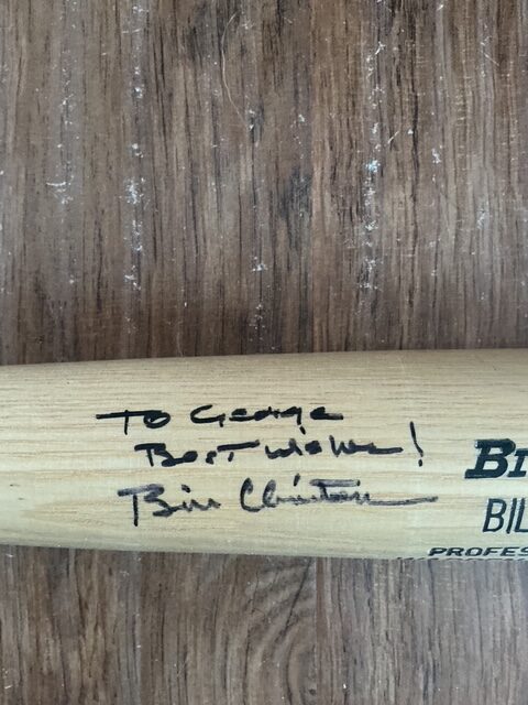 Bill Clinton & Warren Christopher Autographed 42nd President & USA Secretary of State Baseball Bat BAS LOA - Image 4