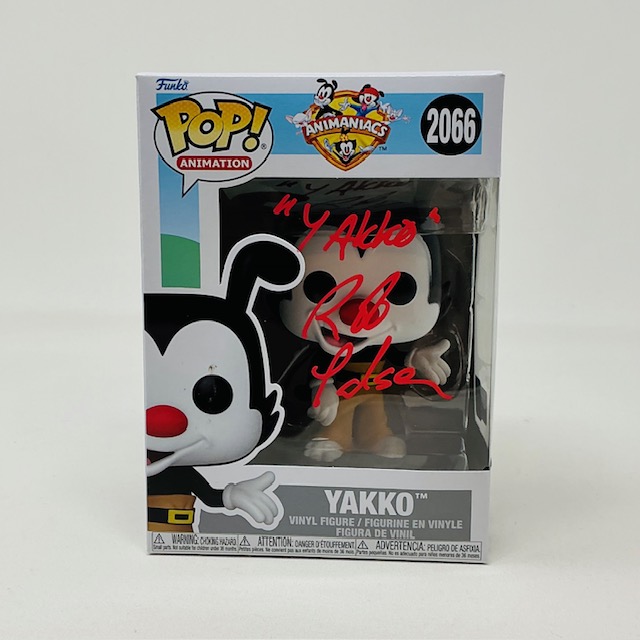 Rob Paulsen Autographed Yakko Animaniacs Funko Pop #2066 OC Marketing