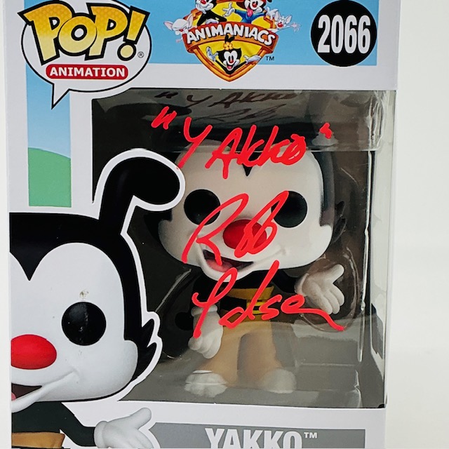 Rob Paulsen Autographed Yakko Animaniacs Funko Pop #2066 OC Marketing - Image 3
