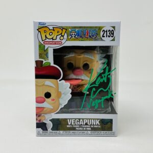 Kent Williams Autographed Anime Vegapunk One Piece Funko Pop #2139 OC Marketing