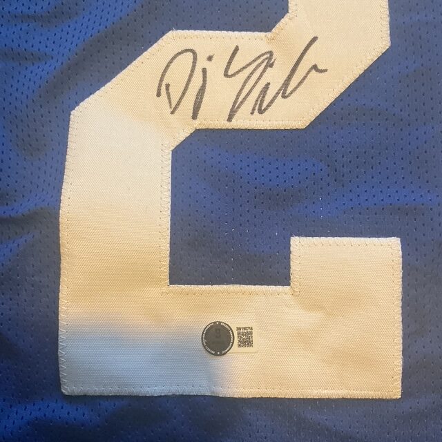 DJ Giddens Autographed Indianapolis Colts Pro Style Jersey Beckett BAS - Image 3