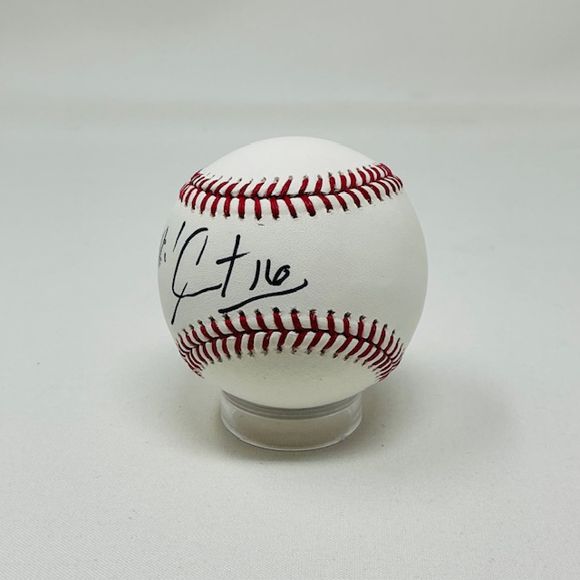 Michel Goule Autographed NHL Chicago Blackhawks Team Canada ROML Baseball JSA COA - Image 4