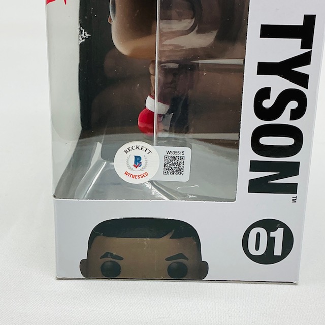 Mike Tyson Autographed Heavyweight Champion Boxer Funk Pop #01 Beckett BAS - Image 7