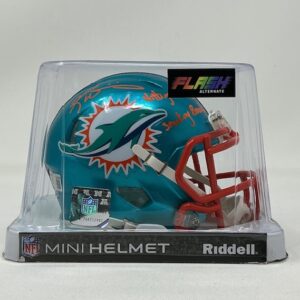 Ricky Williams Autographed Miami Dolphins Smoking Inscription Mini Flash Helmet Beckett BAS