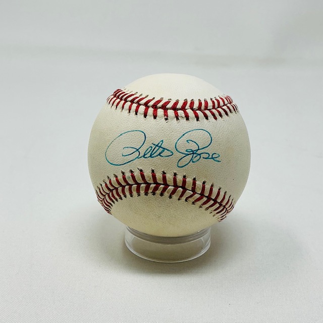 Pete Rose Autographed Cincinnati Reds ONL Baseball JSA COA