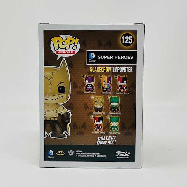 Sam de la Rosa Autographed Scarecrow Imposter DC Comics Super Heroes Batman Funko Pop SWAU - Image 5