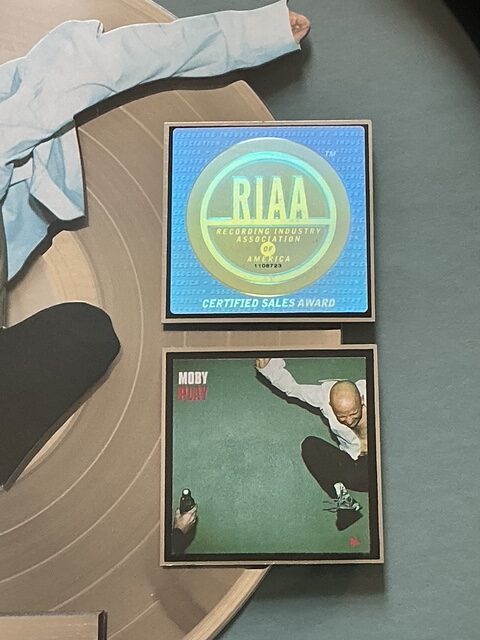 Rare Moby Singer Play Album RIAA Platinum Record Award Over 1 Million Sales - Image 3