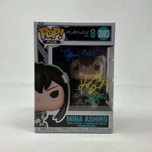Katelyn Barr Autographed Anime Mina Ashiro Kaiju No. 8 Funko Pop Plus #2083 OCCM