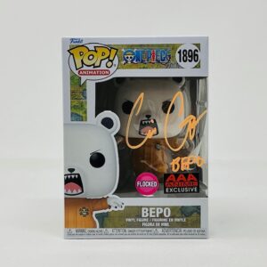 Cris George Autographed Bepo One Piece Funko Pop #1896 AAA Exclusive OCCM