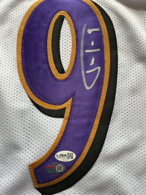 Justin Tucker Autographed Baltimore Ravens QB Pro Style Jersey JSA - Image 3