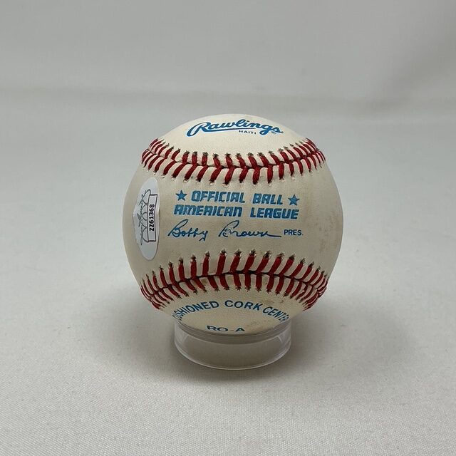 Mickey Mantle Autographed New York Yankees OAL Baseball JSA LOA - Image 7