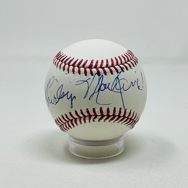 Shirley MacLaine Autographed Actress Terms of Endearment ROML Baseball JSA COA