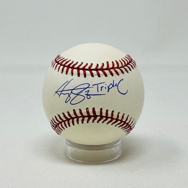 Henry Cejudo Autographed MMA UFC Wrestling Champion Triple C ROML Baseball JSA COA