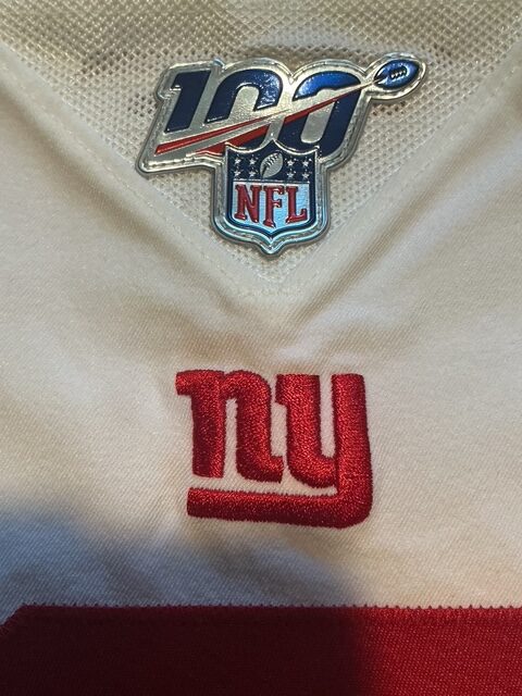 Daniel Jones Autographed 2019 Game Worn NFL NY Giants Rookie Season Jersey Gifted to Center - Image 8
