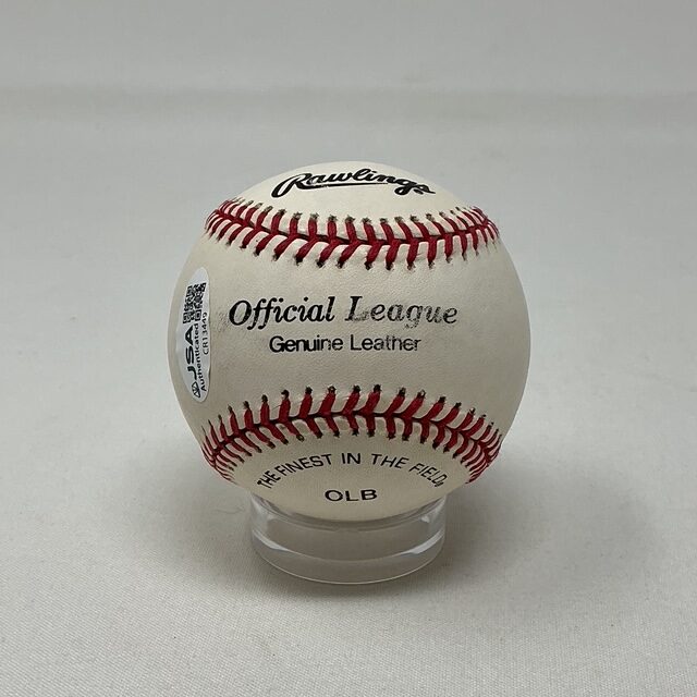 Theo Adams Autographed NFL Seattle Seahawks Official League Baseball JSA COA - Image 3