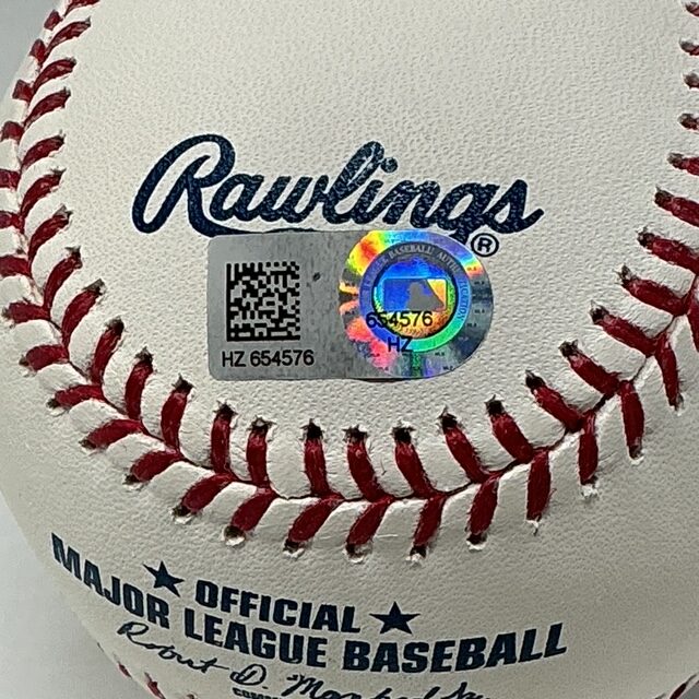Mark Teixeira Autographed New York Yankees ROML Baseball MLB COA - Image 4