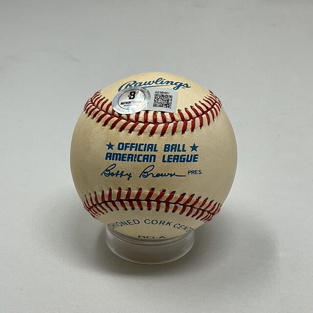 Ted Williams Autographed Boston Red Sox OAL Baseball Beckett BAS - Image 7