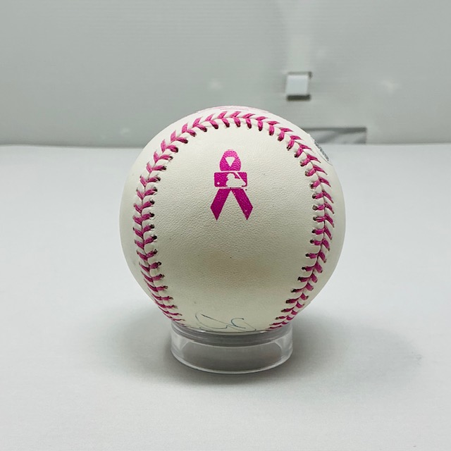 Billie Jean King Autographed World Champion Tennis Breast Cancer Baseball JSA COA - Image 2