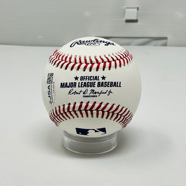Alexa Grasso & Brandon Moreno Autographed UFC Champions ROML Baseball JSA COA - Image 4