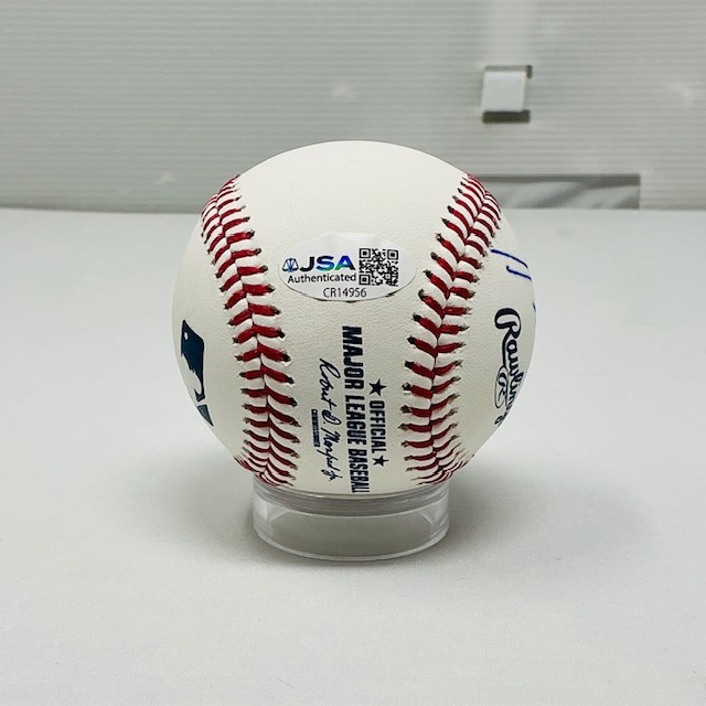 Alexa Grasso & Brandon Moreno Autographed UFC Champions ROML Baseball JSA COA - Image 5
