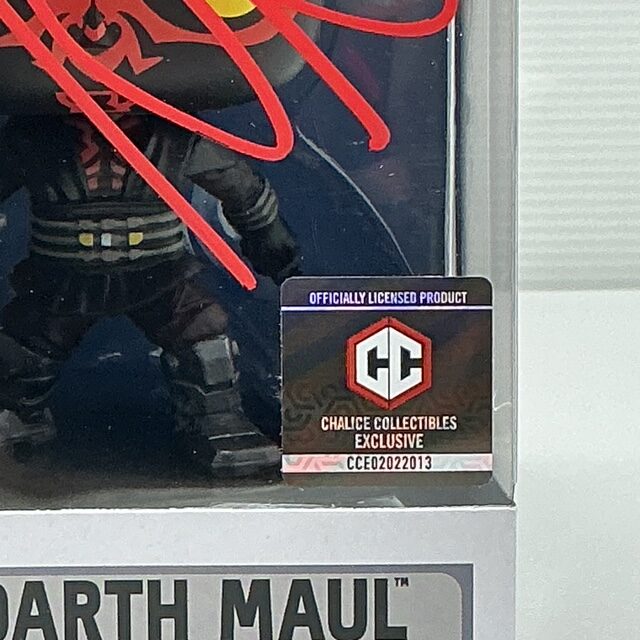 Ray Park Autographed Darth Maul Star Wars Funko Pop #450 Chalice Exclusive JSA COA - Image 3