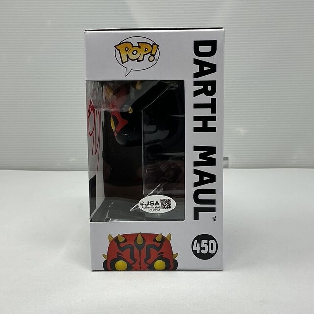 Ray Park Autographed Darth Maul Star Wars Funko Pop #450 Chalice Exclusive JSA COA - Image 6