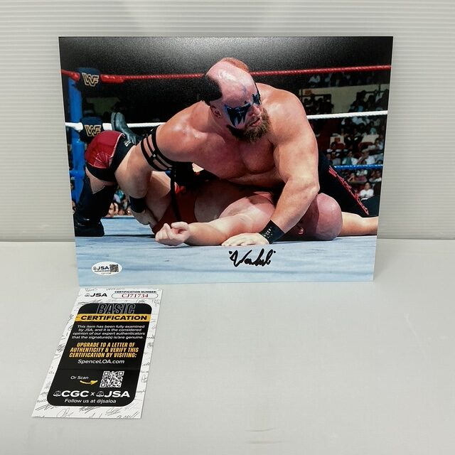 The Warlord Autographed WWF Wrestler Powers of Pain 8X10 Photograph JSA COA