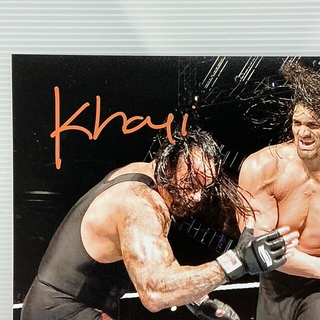 The Great Khali Autographed WWE Wrestling 8X10 Photograph JSA COA - Image 2