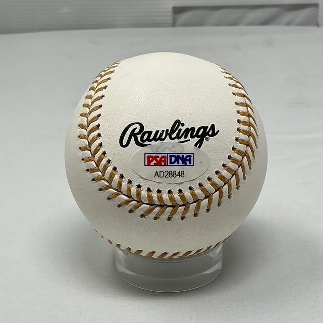 Mark McGwire Autographed Oakland Athletics Gold Glove Award ROML Baseball PSA COA - Image 4
