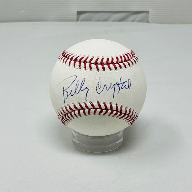 Billy Crystal Autographed Actor Comedian Analyze This Monsters Inc ROML Baseball JSA COA