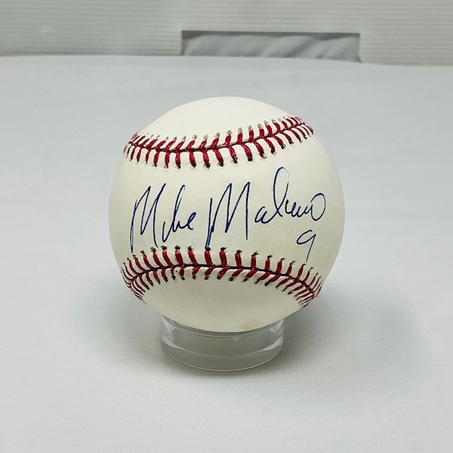Mike Modano Autographed NHL Dallas Stars ROML Baseball Beckett BAS