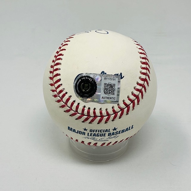 Mike Modano Autographed NHL Dallas Stars ROML Baseball Beckett BAS - Image 5